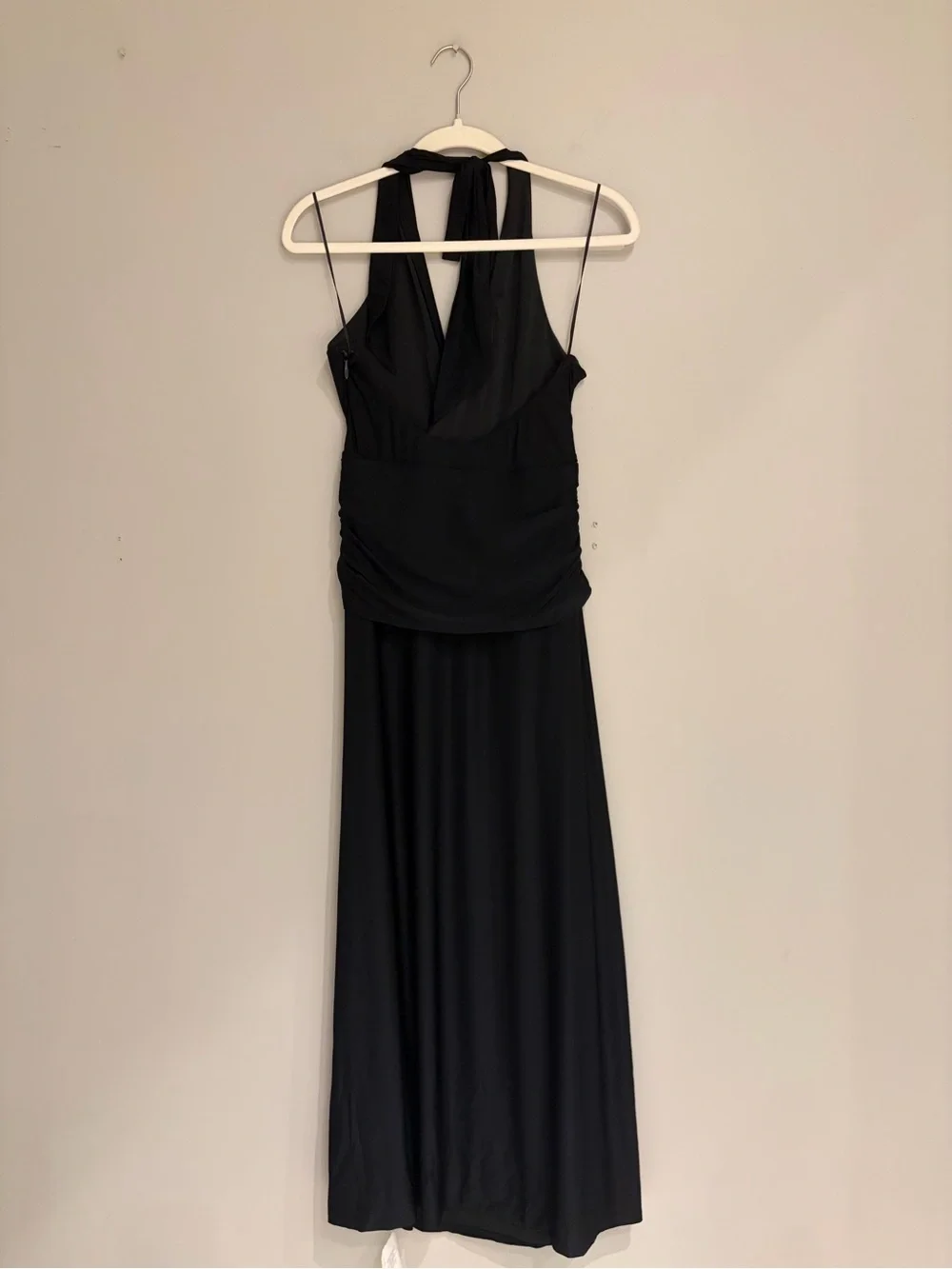 Abercrombie and Fitch Black Halter Wrap Maxi Dress - NWT Size Medium